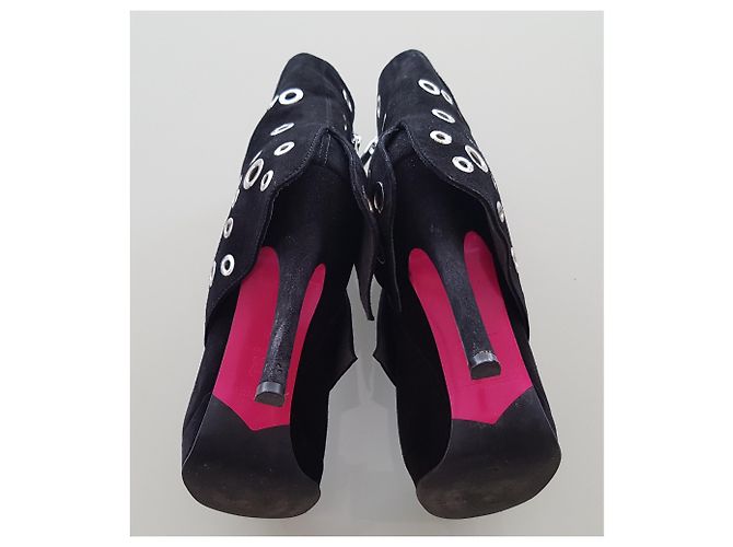Escarpins Luciano Padovan Noirs – Taille 39.5 (marquée 40) – Occasion Très Bon État