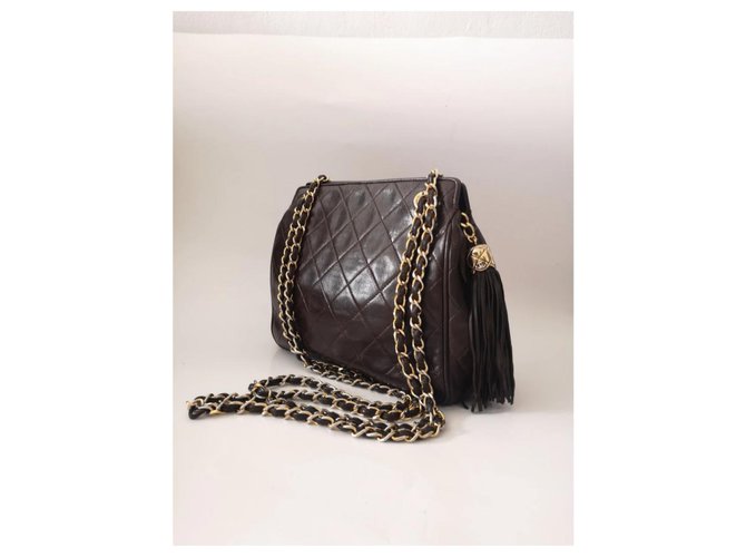 Borse Chanel Marrone - vista 4