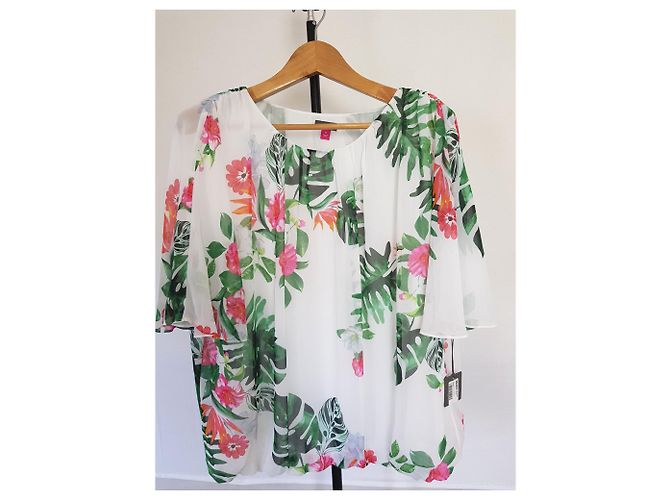 Camicetta con stampa tropicale Vince Camuto US 1X - Regno Unito 20 - vista 3