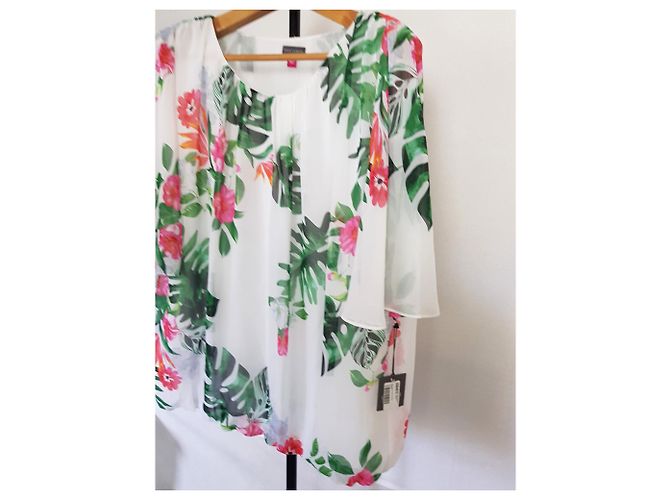 Camicetta con stampa tropicale Vince Camuto US 1X - Regno Unito 20 - vista 5