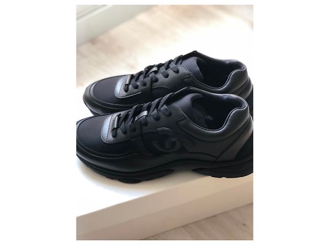 Cambon Chanel Sneakers da uomo Nero - vista 3