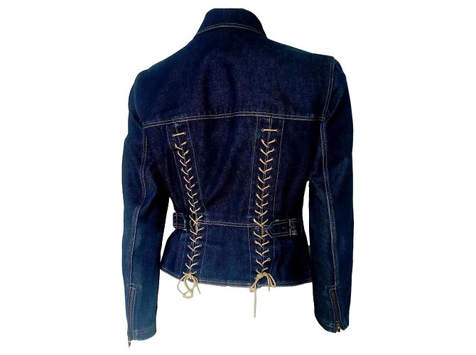 Alaïa Perfecto in denim - vista 2