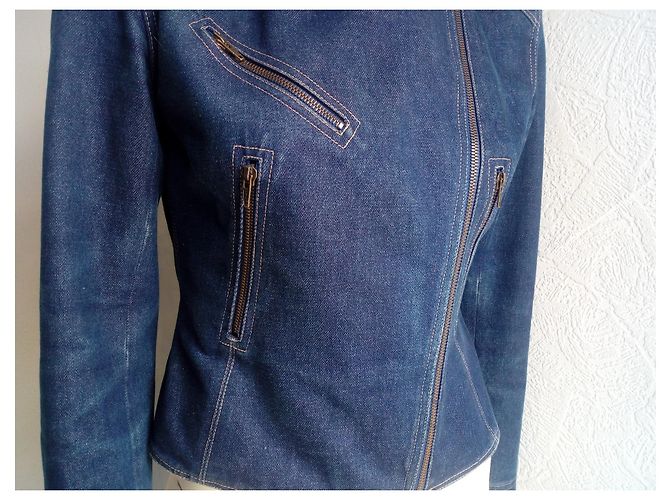 Alaïa Perfecto in denim - vista 3