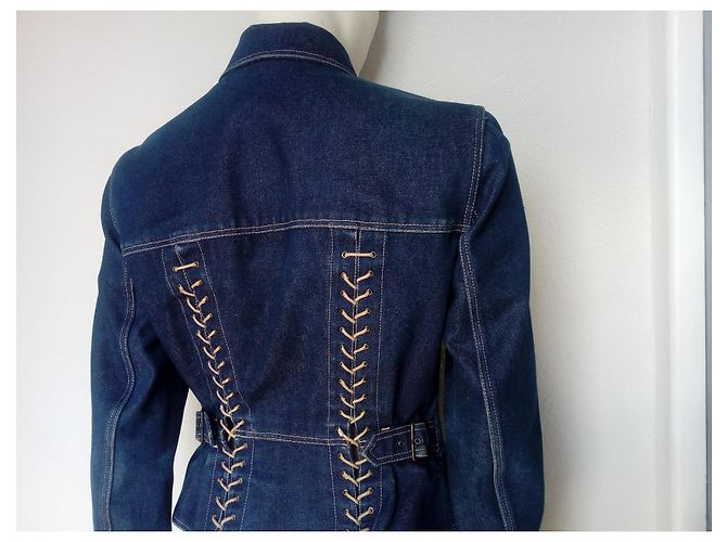 Alaïa Perfecto in denim - vista 4