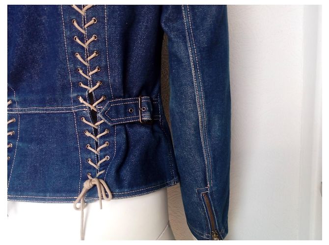 Alaïa Perfecto in denim - vista 6