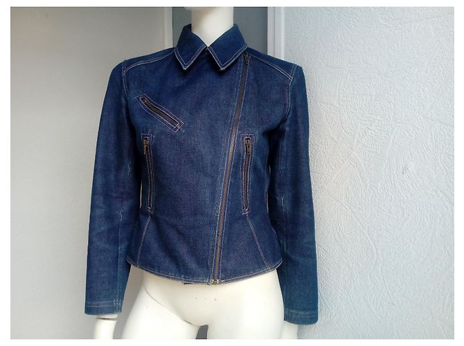 Alaïa Perfecto in denim - vista 8