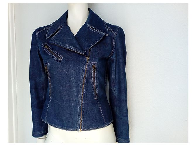 Alaïa Perfecto in denim - vista 9