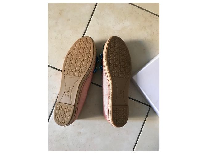 Alpargatas Dior Rosa de Tela Talla 40 - vista 5