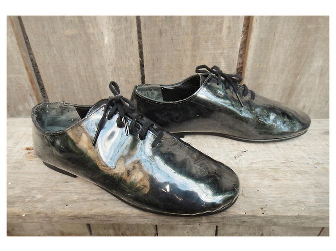 Comme Des Garcons Derive come la pelle di un ragazzo, plastica e piume Verde - vista 4