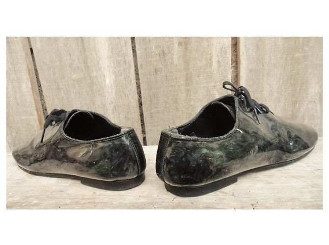 Comme Des Garcons Derive come la pelle di un ragazzo, plastica e piume Verde - vista 6
