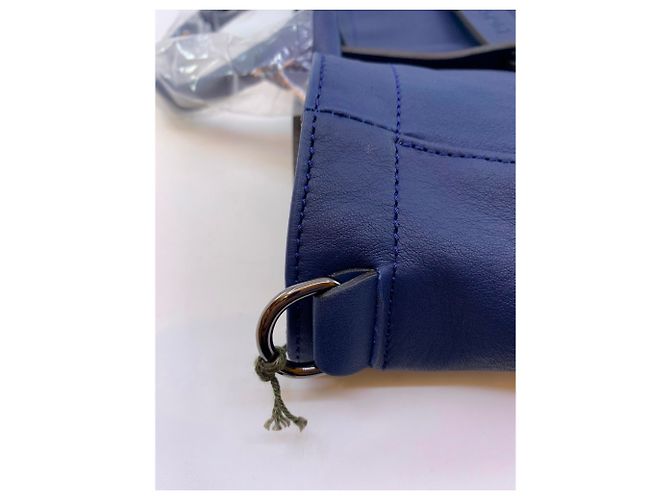 Borsa Longchamp 3D blu scuro in pelle - vista 12