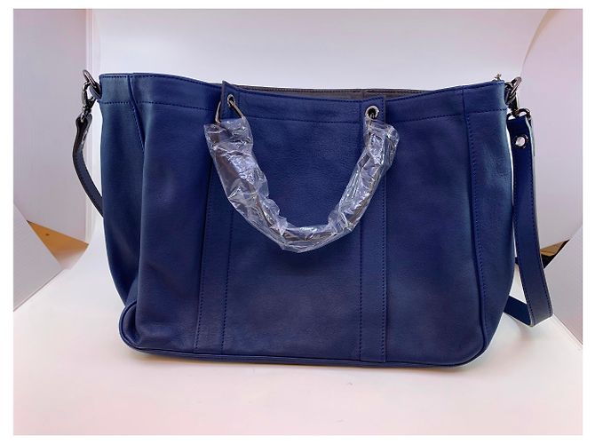 Borsa Longchamp 3D blu scuro in pelle - vista 2