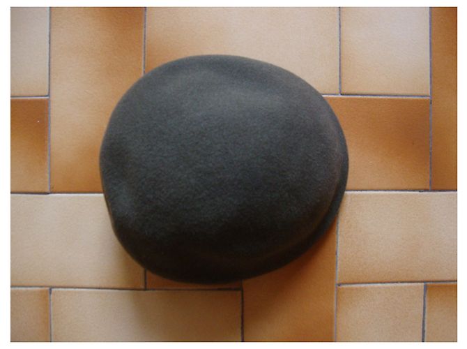 inconnue Khaki Wool Felt Hat Size 57 - view 3