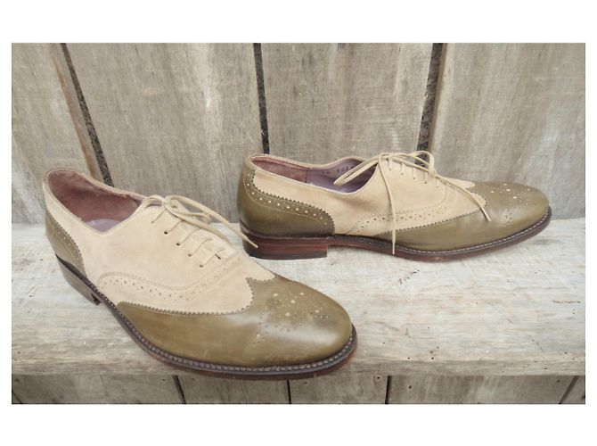 Joseph Fenestrier bi-materiale Oxford Beige Cachi - vista 4