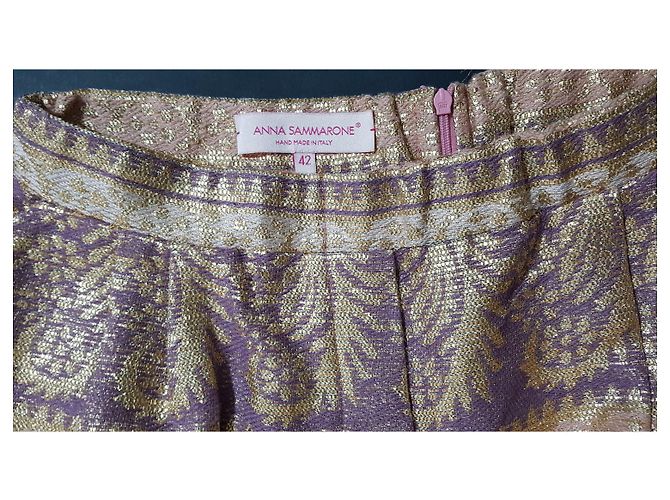 Autre Marque Anna Sammarone Shorts aus Wolle und Polyester IT42 Mehrfarben - Ansicht 4