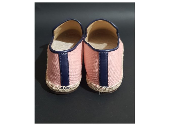 Espadrillas Schutz Rosa e Blu in Pelle e Tessuto - vista 4