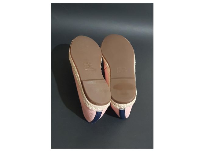 Espadrillas Schutz Rosa e Blu in Pelle e Tessuto - vista 6