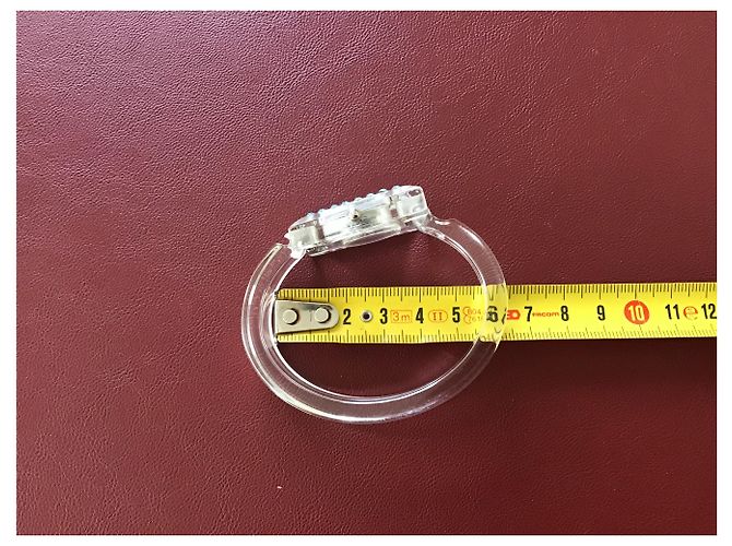 Autre Marque Luna Bianca Plexiglas Uhr - Ansicht 7