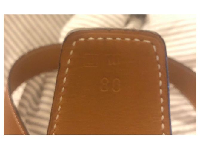 Constance Cintura Hermès Constancy XL in agnello marrone chiaro - vista 5