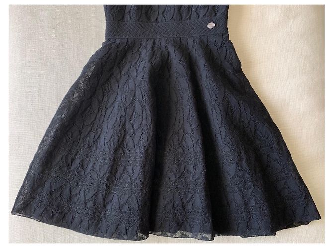 Chanel Little Black A-Linie Kleidergröße 34 Schwarz - Ansicht 4