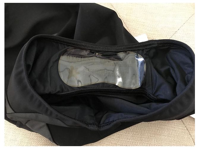 CHANEL Coco Beach Black CC Logo Costume intero 34 Nero - vista 6