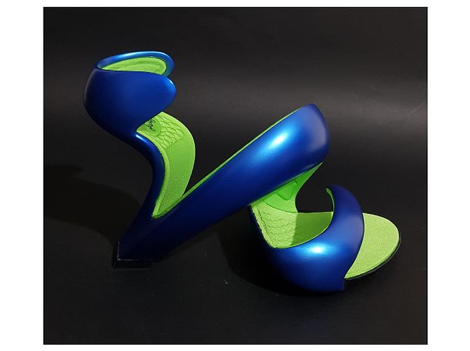 Julian Hakes sandali Blu - vista 2