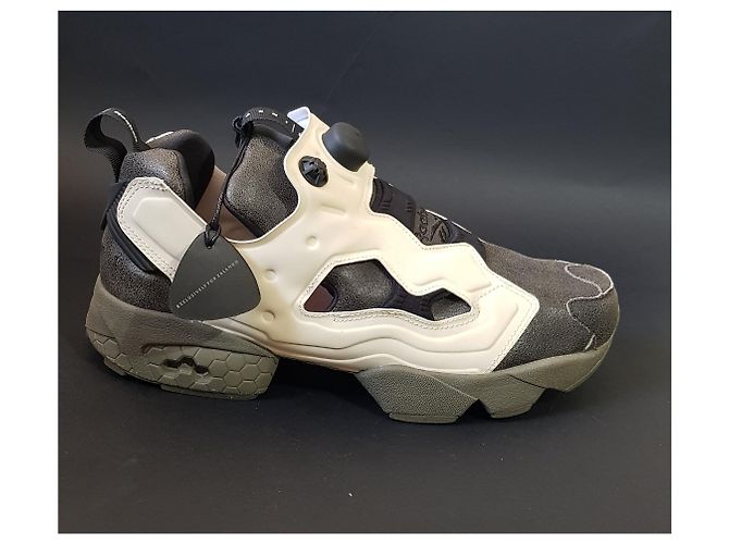 Sneakers Marni x Reebok in pelle multicolore - vista 2