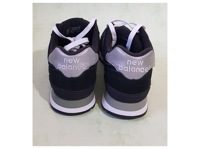 Sneakers New Balance Nere in Camoscio - vista 4
