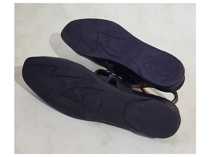 Autre Marque Sandali A.S.98 in pelle nera Nero - vista 4