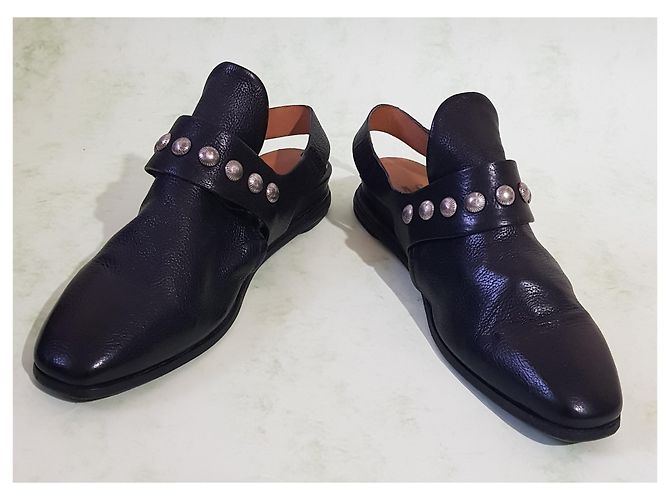 Autre Marque Sandali A.S.98 in pelle nera Nero - vista 7