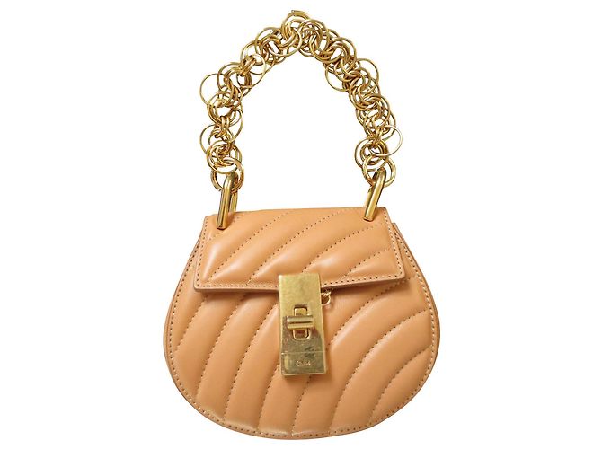 Bolso Chloé Drew Caramelo - vista 2