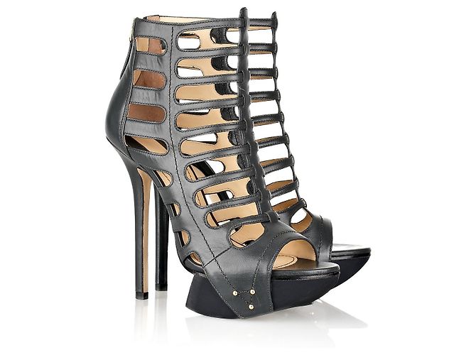 Botines camilla skovgaard jaula Gris - vista 2