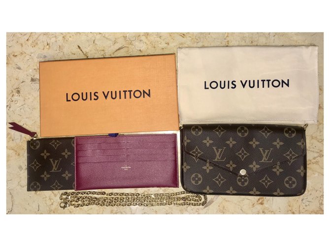 Louis Vuitton Félicie Marrone - vista 2