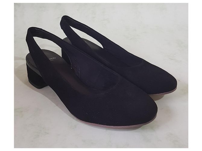 Sandali Vagabond Jamilla in camoscio nero - vista 2