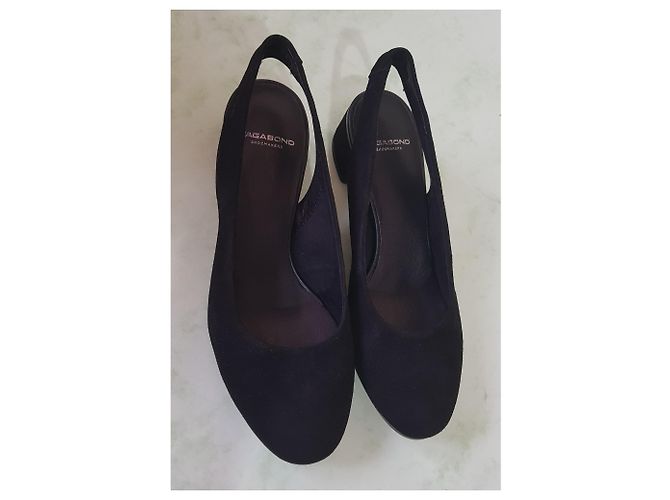 Sandali Vagabond Jamilla in camoscio nero - vista 3