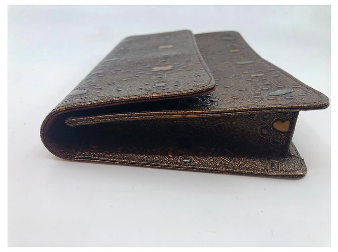 Carrie Forbes Clutch Bag Copper - view 4