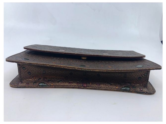 Carrie Forbes Clutch Bag Copper - view 5
