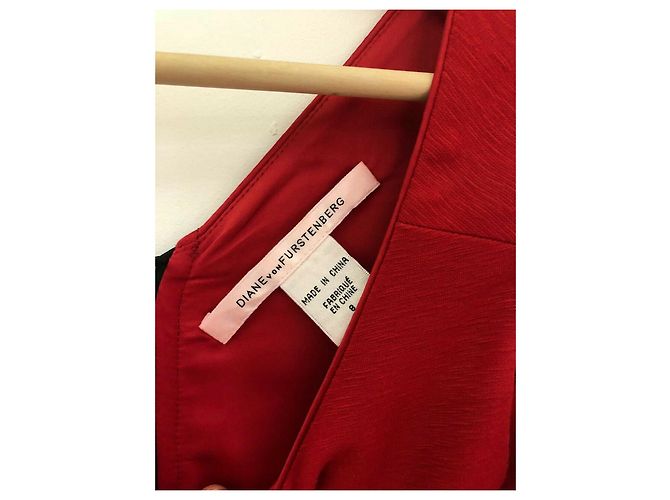Vestido rojo sin mangas Diane von Furstenberg Honour Roja - vista 4