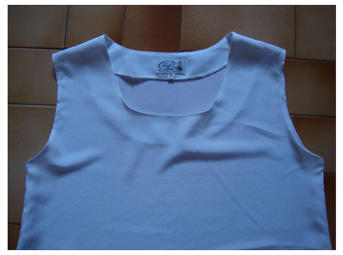 Autre Marque Weiße Tunika aus Polyester - Ansicht 2