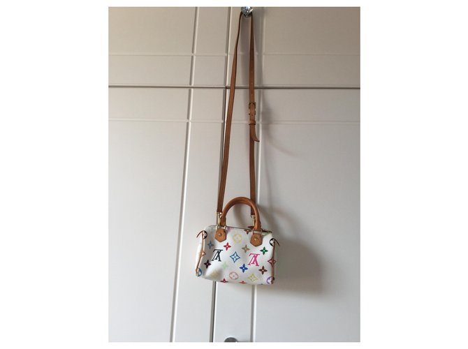 Louis Vuitton Nano HL mini speedy Bianco - vista 2