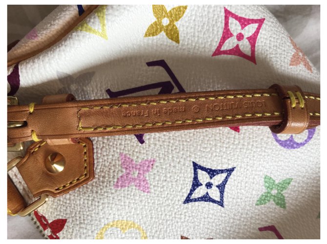 Louis Vuitton Nano HL mini speedy Bianco - vista 9