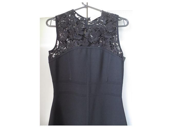 Valentino halblanges Kleid Schwarz - Ansicht 2