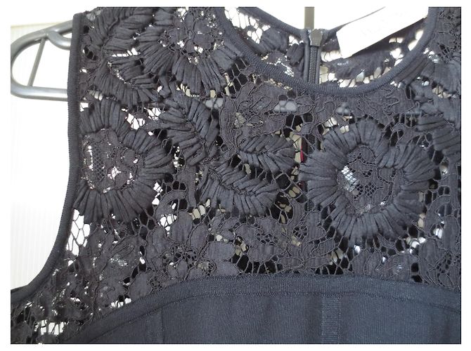 Valentino halblanges Kleid Schwarz - Ansicht 3