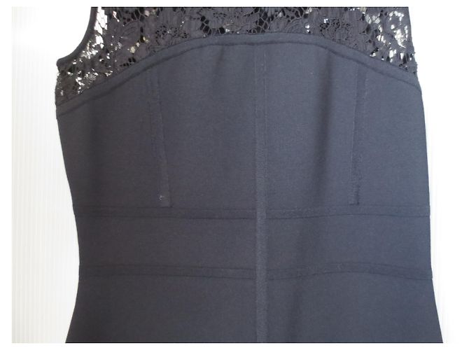 Valentino halblanges Kleid Schwarz - Ansicht 5