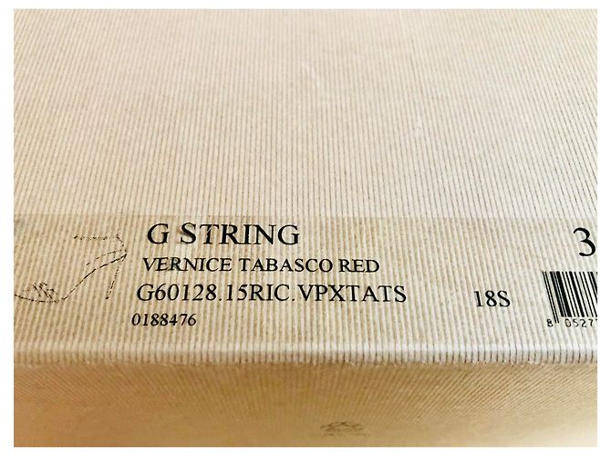 Gianvito Rossi G string vernice Tabasco Red - vista 9
