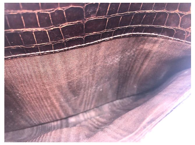 Autre Marque Petit sac croco vintage - vue 11