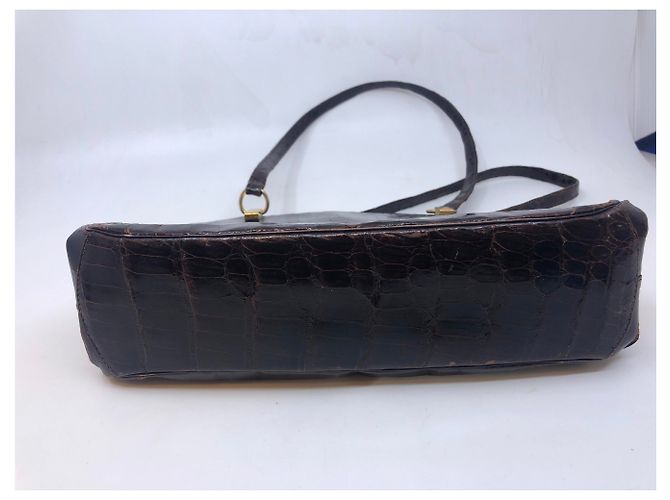 Autre Marque Petit sac croco vintage - vue 3