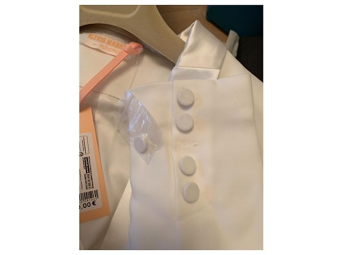 Casaco curto Alexis Mabille de smoking branco para Monoprix Fora de branco - vista 3