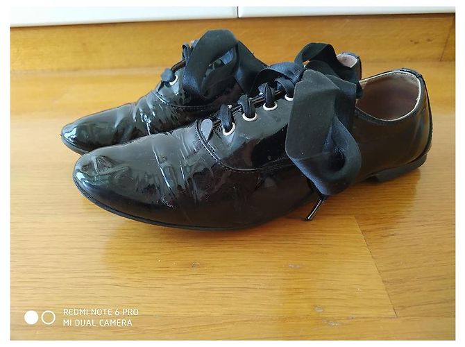Autre Marque Dolce Ballerina 1233 vernice nera Nero - vista 2