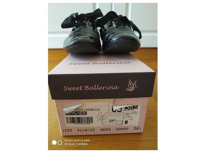 Autre Marque Dolce Ballerina 1233 vernice nera Nero - vista 3